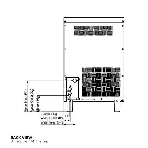Contender Commercial Ice Machine - 27kg Output