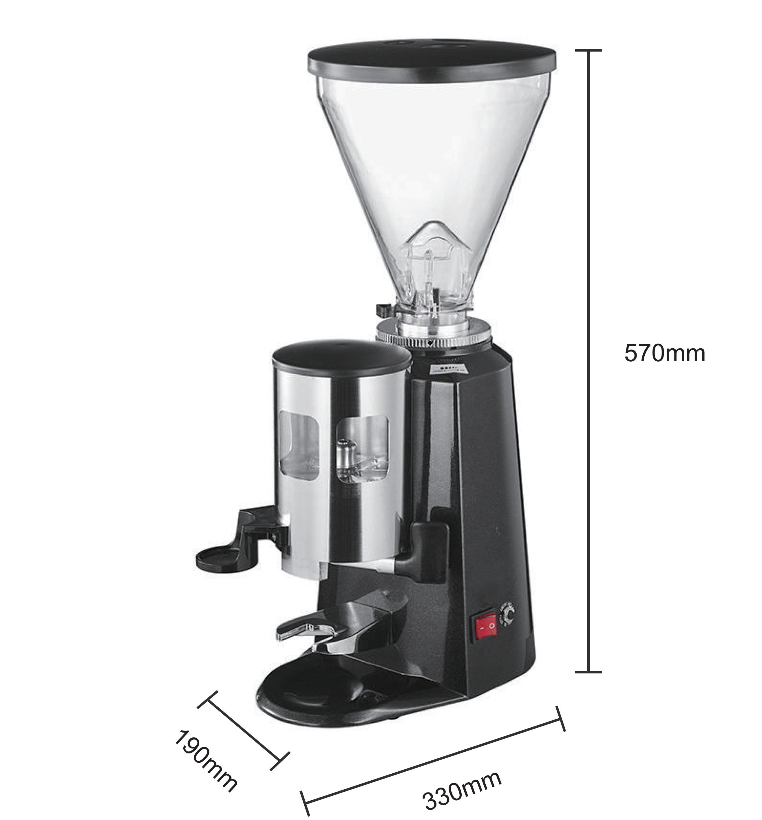 Quattro Premium Commercial Electric Coffee Grinder