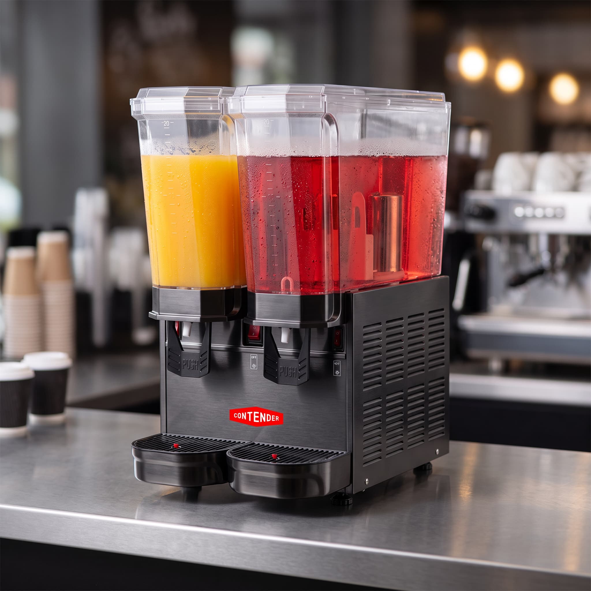 Contender 2 x 20L Twin Cold Drinks Dispenser