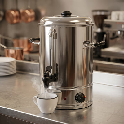Quattro Manual Fill Water Boiler, 10L, Portable & Durable – Hot Water Wherever You Need It