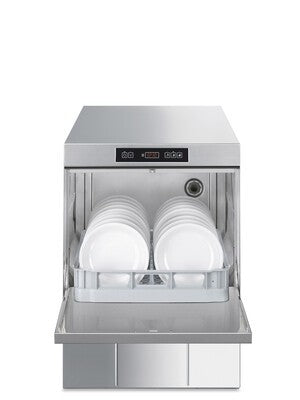 Smeg Professional Ecoline Undercounter Dishwasher with Integrated Softener 500mm Basket – SPD505SUK