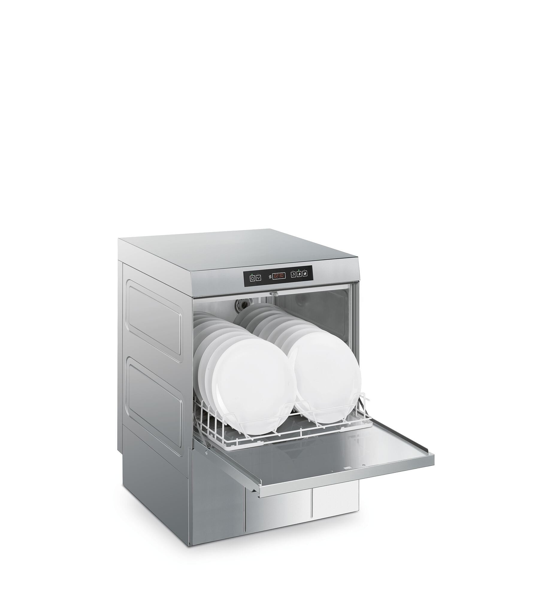 Smeg Professional Ecoline Undercounter Dishwasher with Integrated Softener 500mm Basket – SPD505SUK