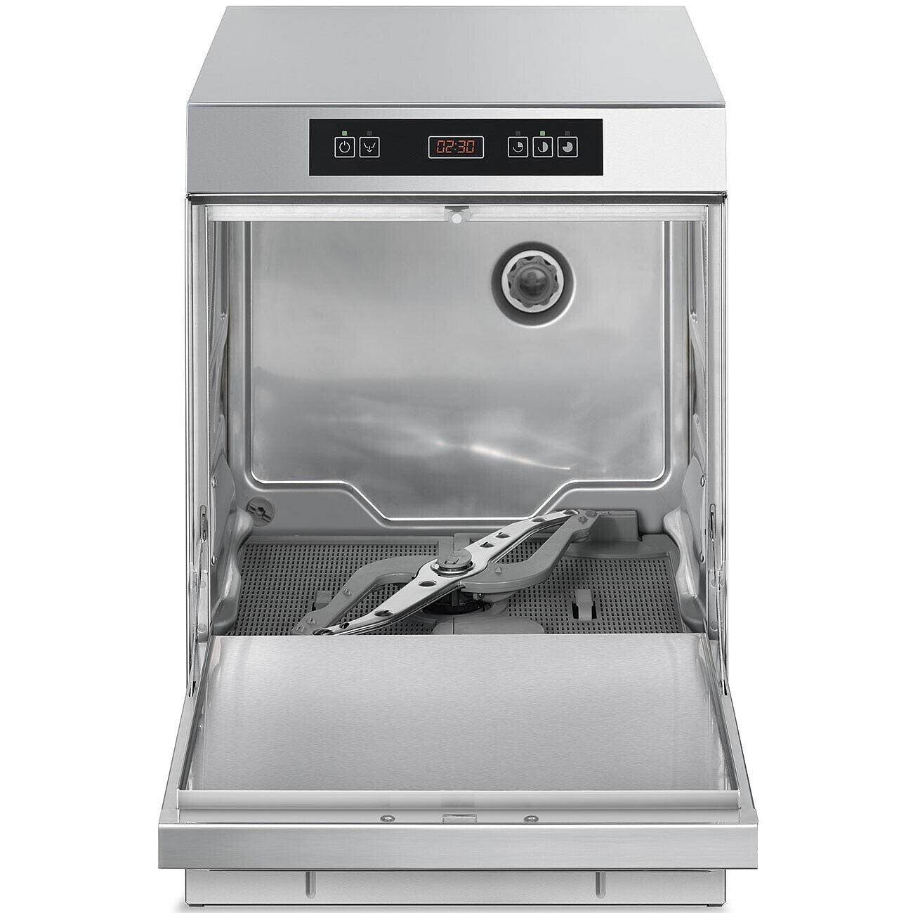 Smeg Professional Ecoline Undercounter Glasswasher with Integrated Softener 500mm Basket – SPG505SUK