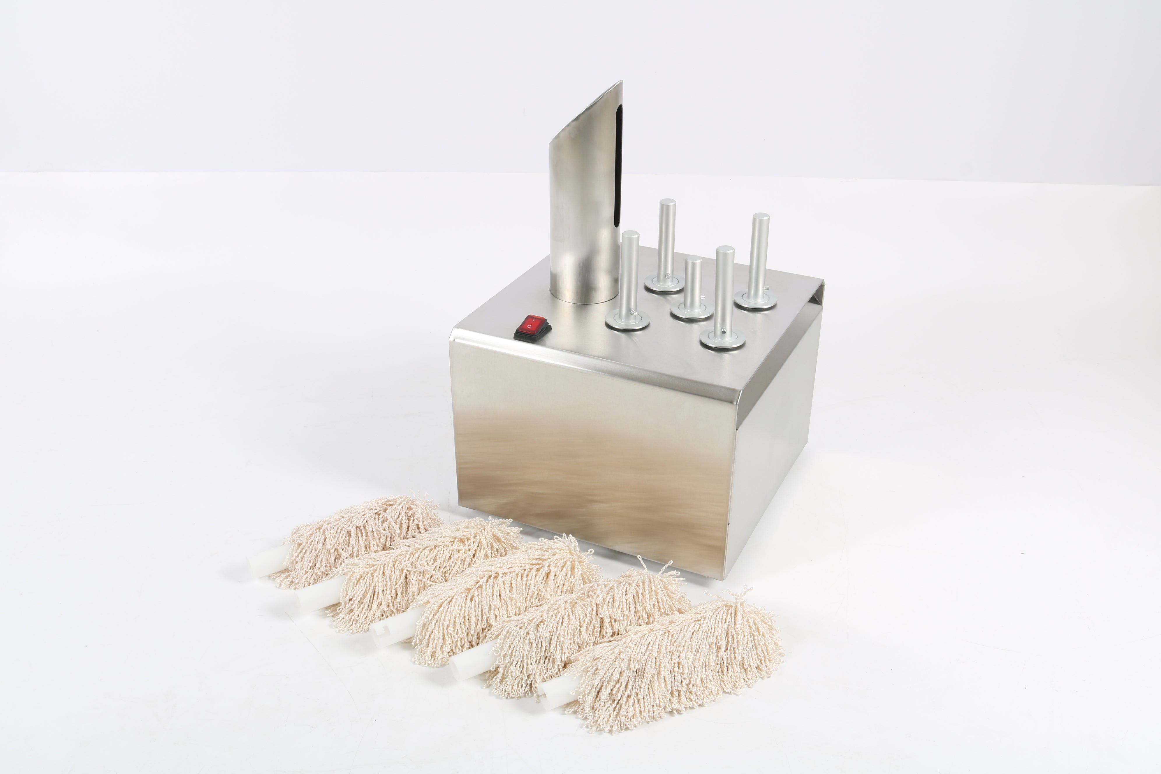 Contender Glass Dryer & Polisher, 5 Brushes, 330 Glasses Per Hour – Spotless Glasses at Speed
