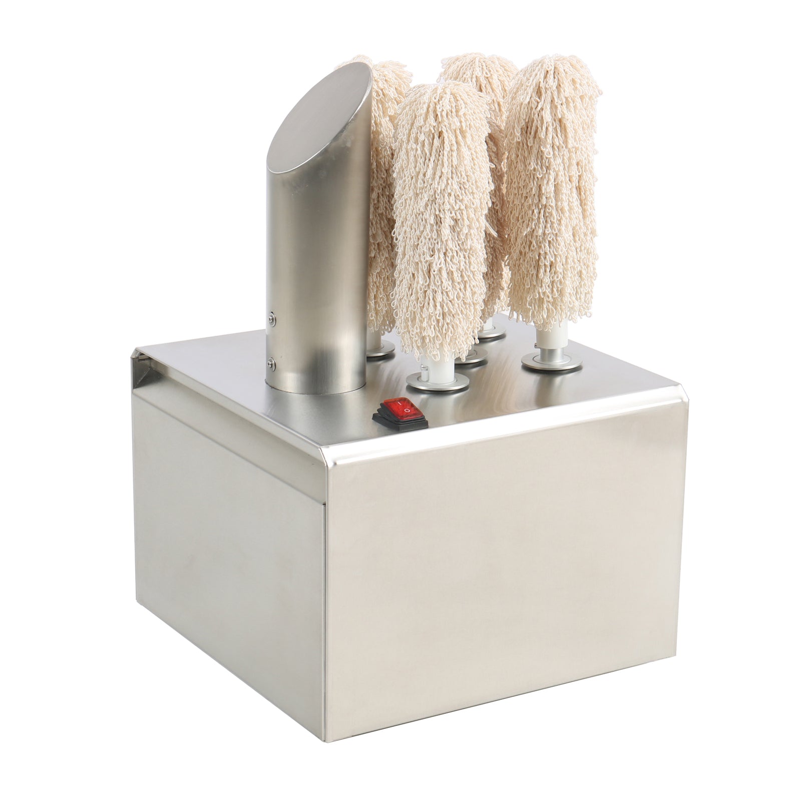 Contender Glass Dryer & Polisher, 5 Brushes, 330 Glasses Per Hour – Spotless Glasses at Speed