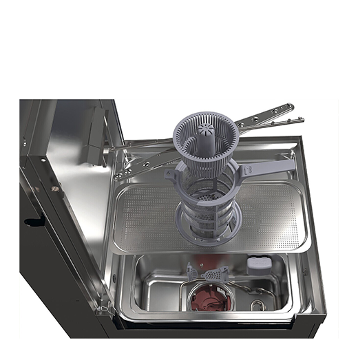 Smeg Professional Ecoline Hood Type Dishwasher with Integrated Softener 500mm Basket – SPH505SL