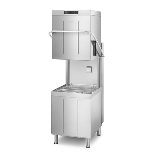 Smeg Professional Topline Hood Type Dishwasher with Integrated Softener 500mm Basket – SPH515S