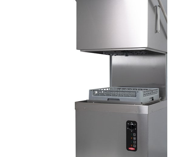 Contender Pass-Through Hood Dishwasher (Detergent & Rinse Pumps, 3 Phase) – High-Performance Dishwashing