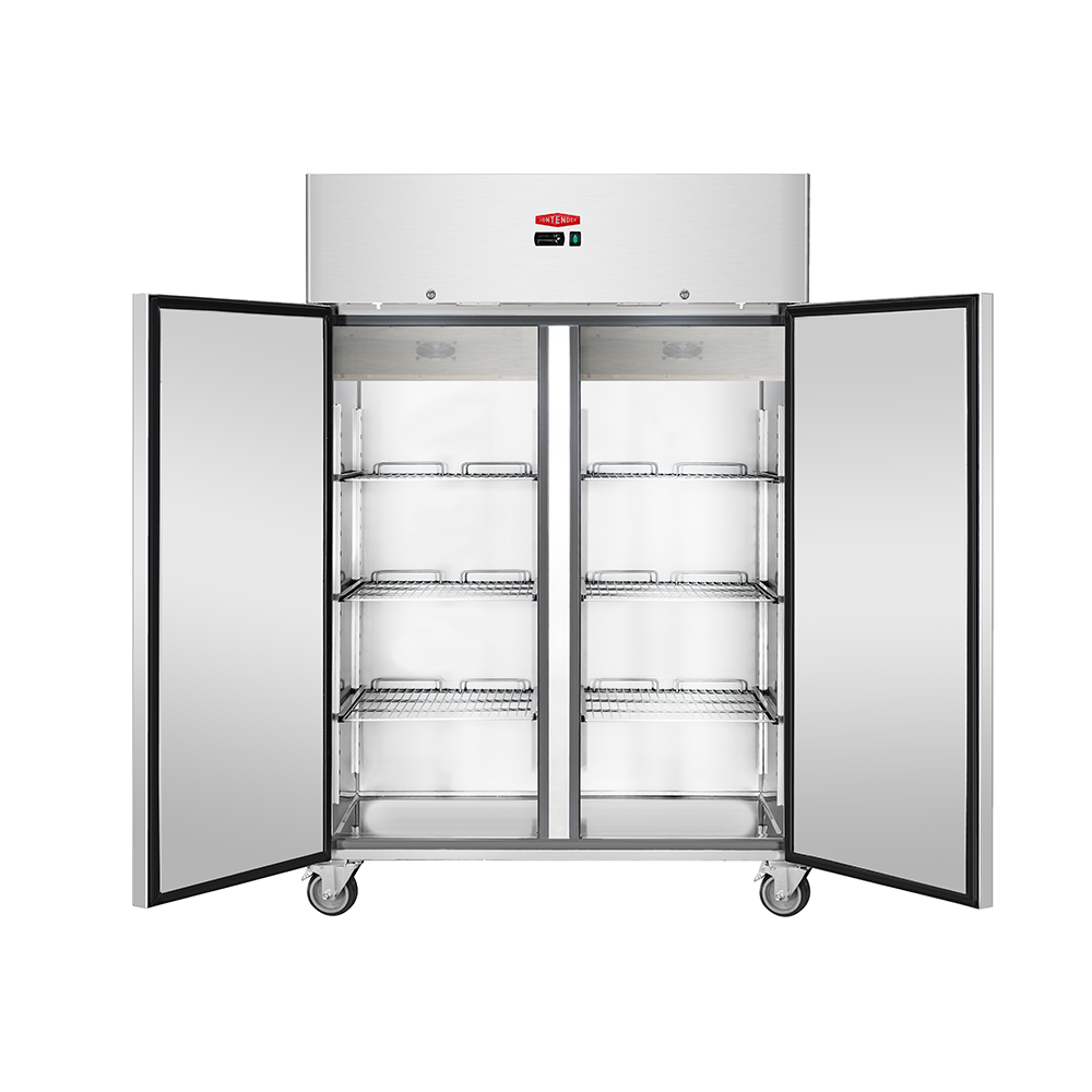 Contender 1200 Litre Double Door Stainless Steel Refrigerator with Castors