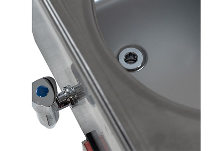 Easy to Clean with Drain Tap