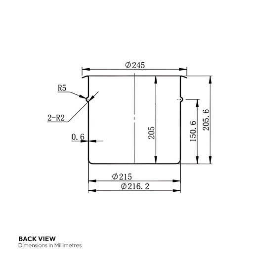 Quattro Twin Pot Round Bain Marie With Drain Tap