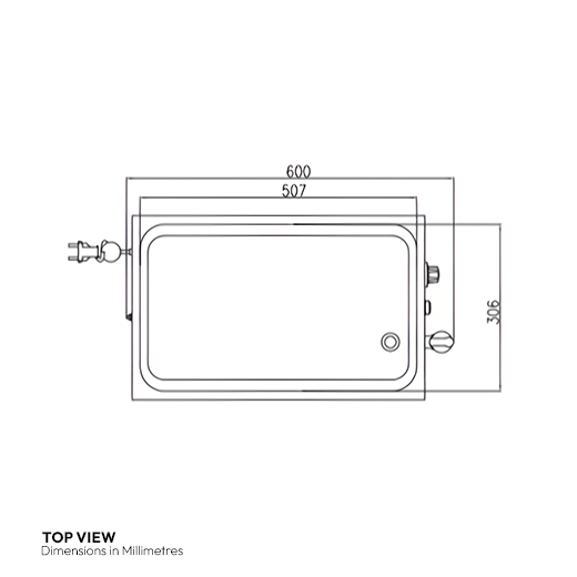 Quattro Twin Pot Round Bain Marie With Drain Tap