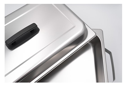 Durable Stainless Steel Build with Cool-Touch Handles