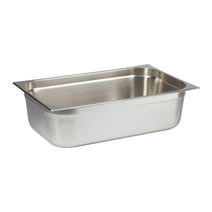 Quattro Stainless Steel 1/1 Gastronorm Pan 150mm Depth 21L Capacity