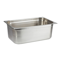 Quattro Stainless Steel 1/1 Gastronorm Pan 200mm Depth 28L Capacity