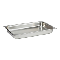 Quattro Stainless Steel 1/1 Gastronorm Pan 65mm Depth 9L Capacity