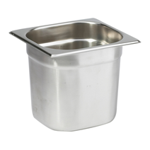 Quattro 1/6 Gastronorm Pan 150mm Deep Stainless Steel