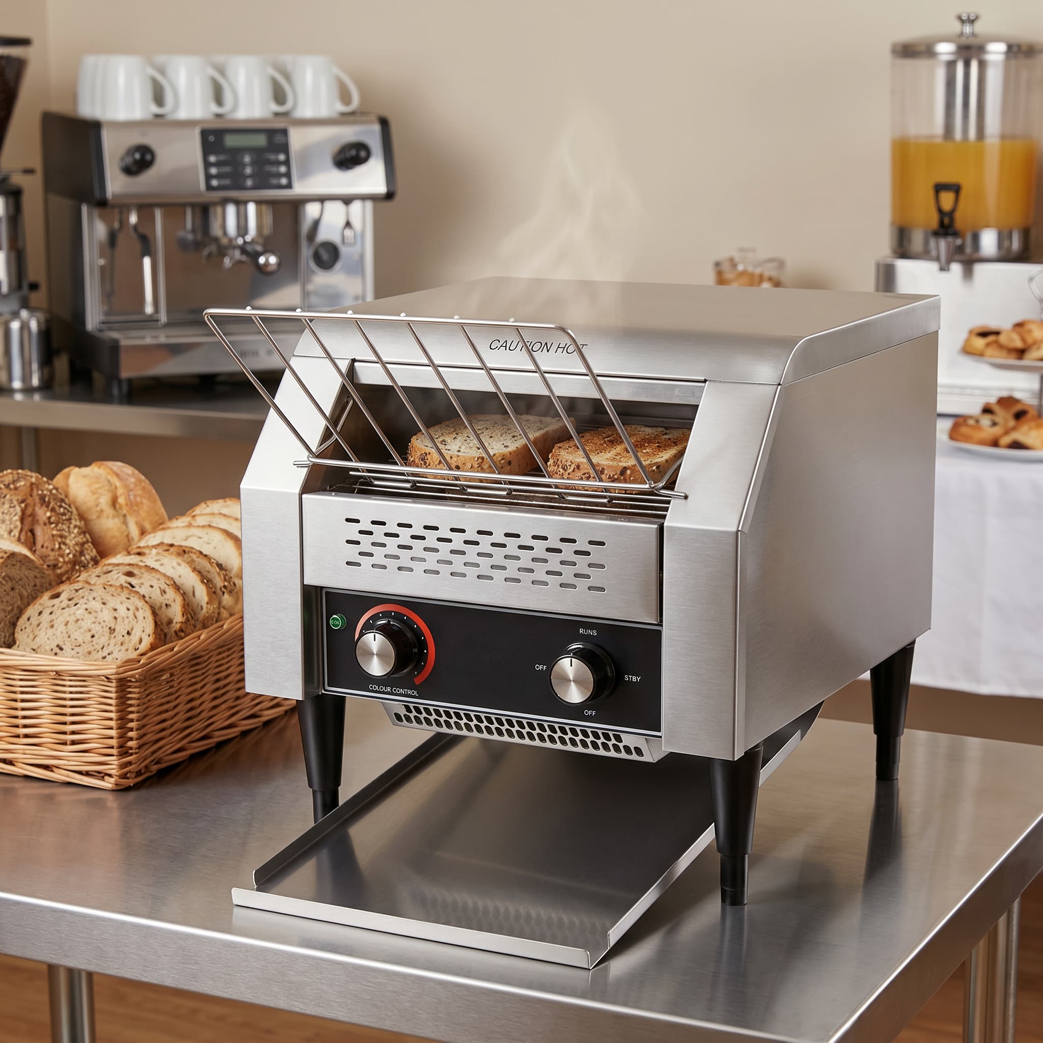 Contender Conveyor Toaster, 450 Slices Per Hour – Non-Stop High Volume Toasting