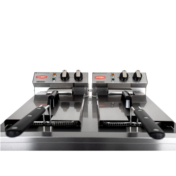Contender Twin 10L Electric Commercial Fryer