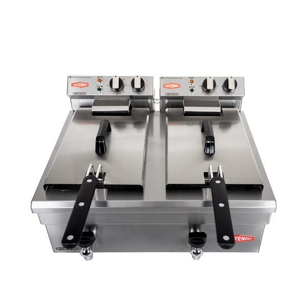 Contender Twin 10L Electric Commercial Fryer