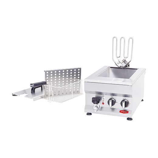 Contender 300mm Single Tank Electric Fryer – Compact 10L Commercial Countertop Fryer