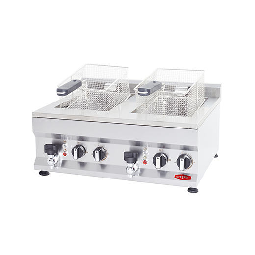 Contender Premium 2 x 10L Counter Top Electric Fryer
