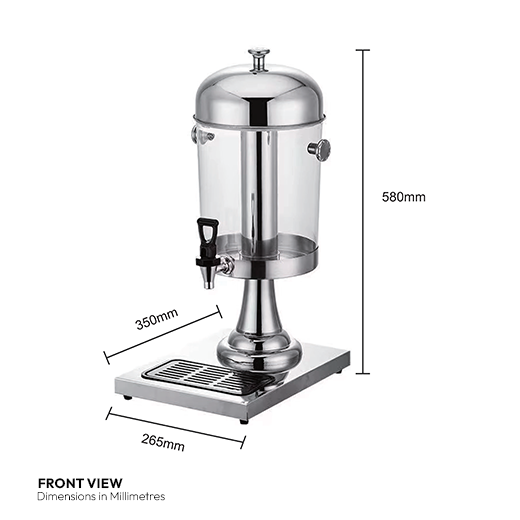 Quattro 8 Litre Executive Juice Dispenser With Ice Chamber