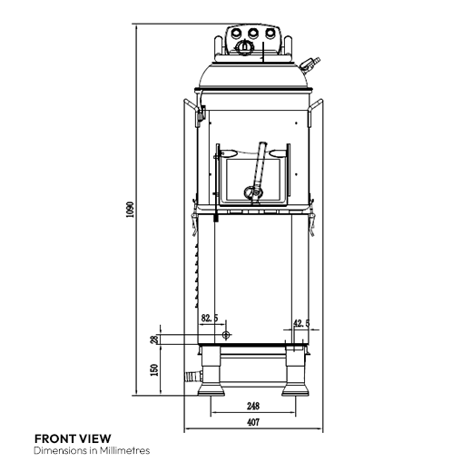 Contender Professional 15kg Potato Rumbler - Peeler Up To 165kg an Hour