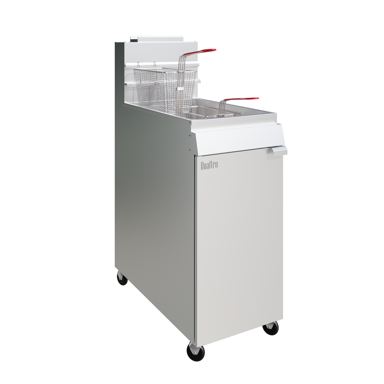 Quattro 24 Litre Gas Fryer Single Tank Twin Basket 87,000 BTU