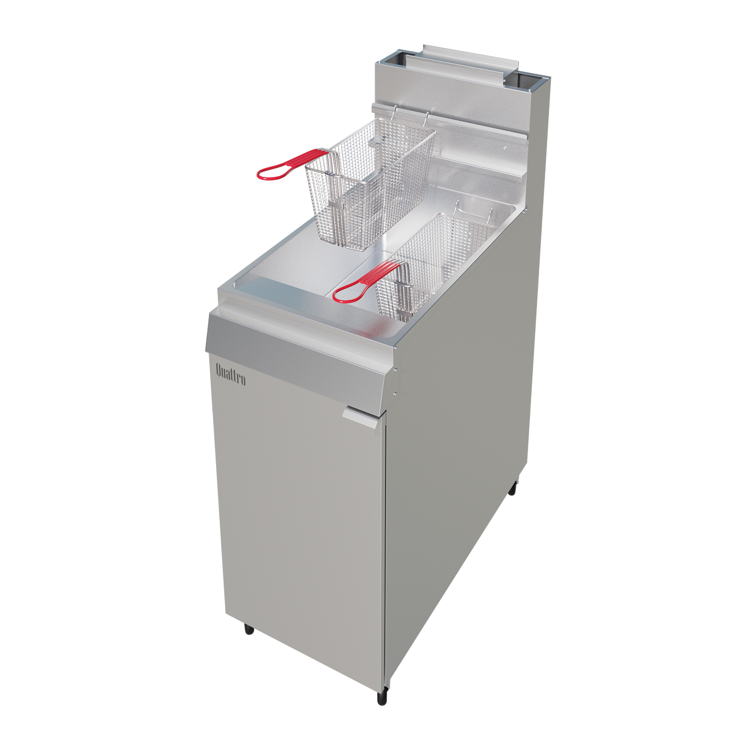 Quattro 24 Litre Gas Fryer Single Tank Twin Basket 87,000 BTU