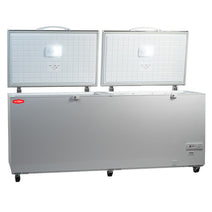 Contender 655L Capacity Twin Lid Chest Freezer