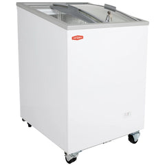 Contender 137 Litre Ice Cream Freezer with Curved Sliding Glass Lid