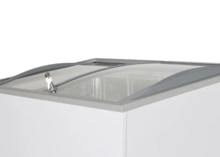 Curved Sliding Glass Lids & Easy Access