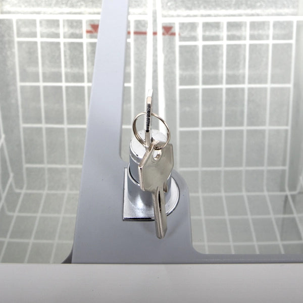 Contender Ice Cream Freezer 290ltr with Curved Sliding Glass Lid