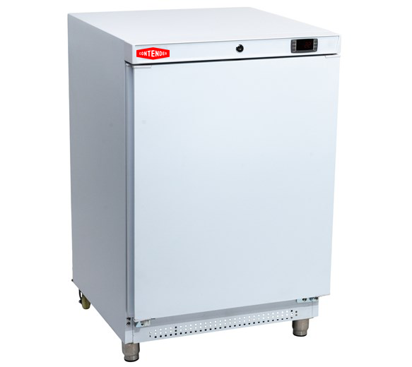 Contender White Undercounter Commercial Catering Freezer 130 Litre