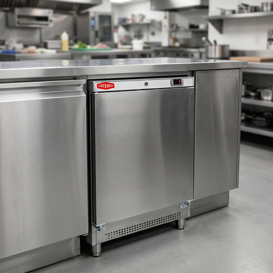 Contender 130L Stainless Steel Undercounter Freezer – Compact Commercial Cold Storage