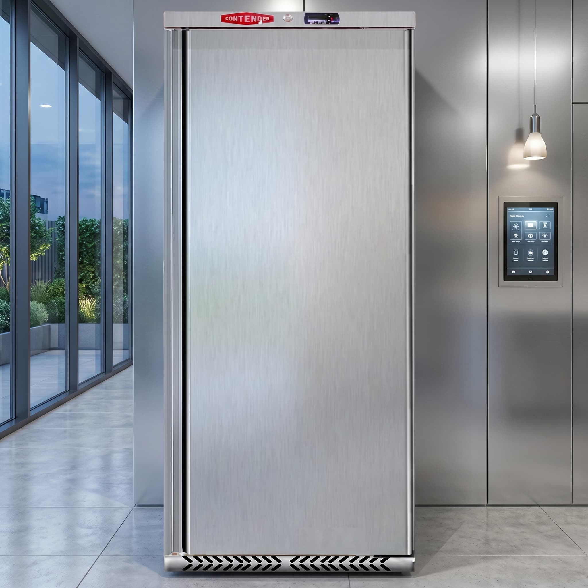 Contender 600L Stainless Steel Upright Freezer – Ventilated Commercial Cold Storage