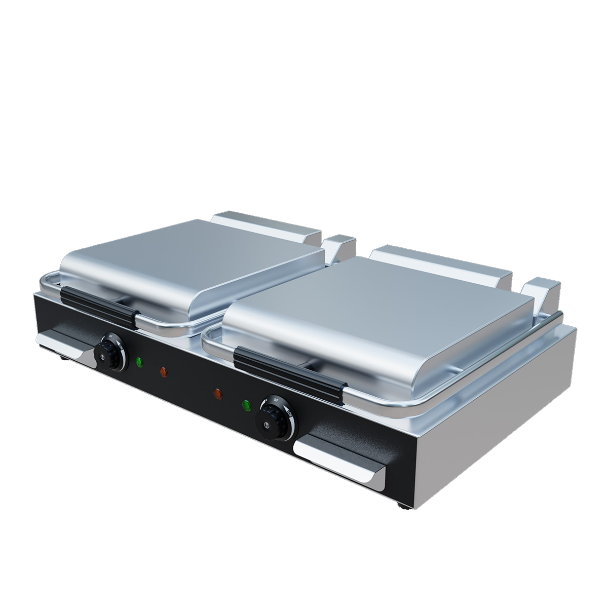 Quattro Ceramic Plate Double Contact Grill  Flat Top - Flat Bottom Plate