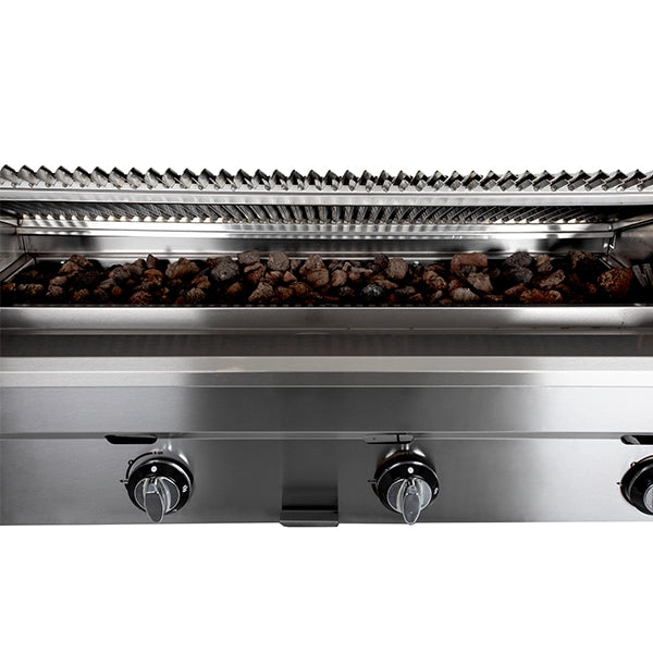 Contender 1000mm Lava Rock Gas Grill