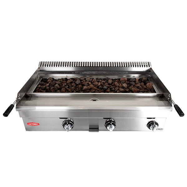 Contender 1000mm Lava Rock Gas Grill