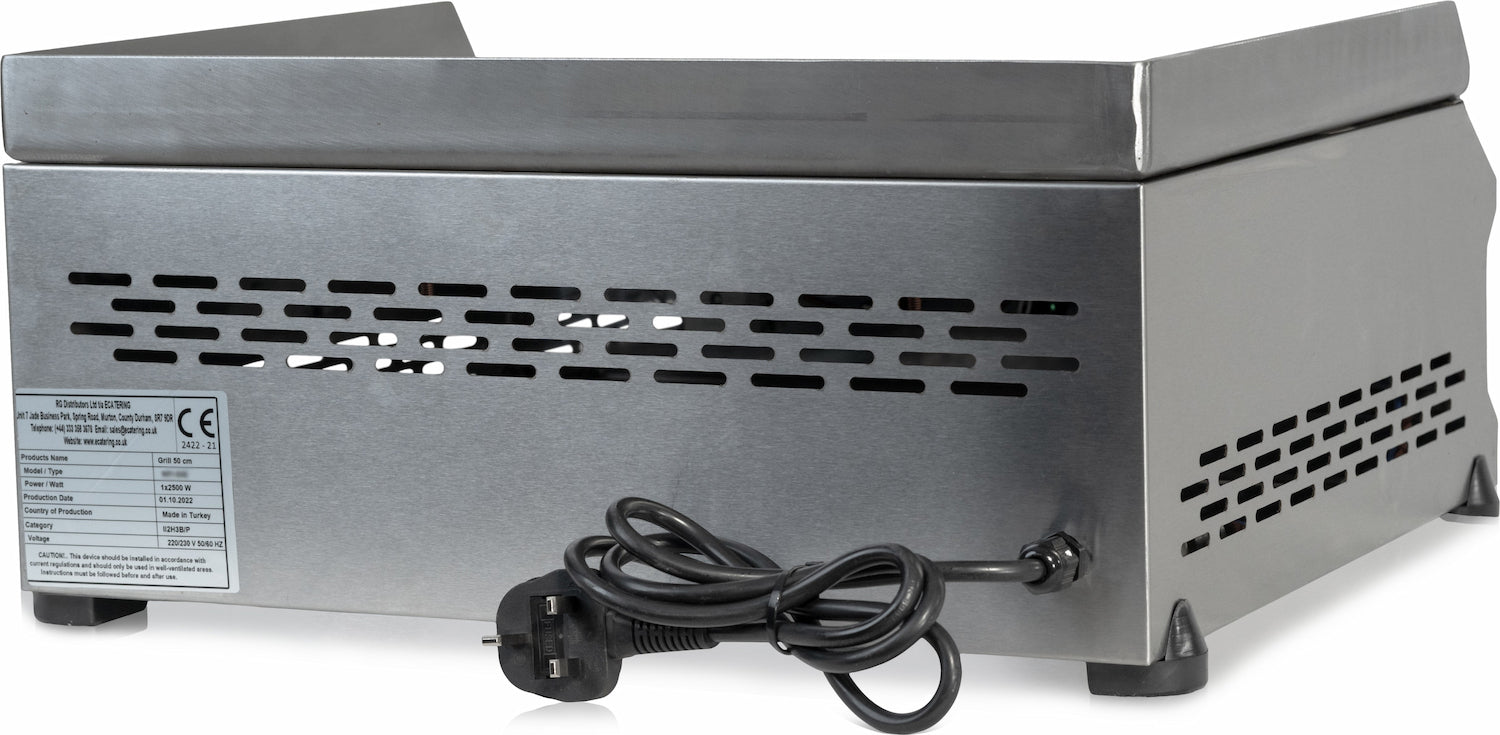 Contender 500mm Smooth Top Electric Griddle