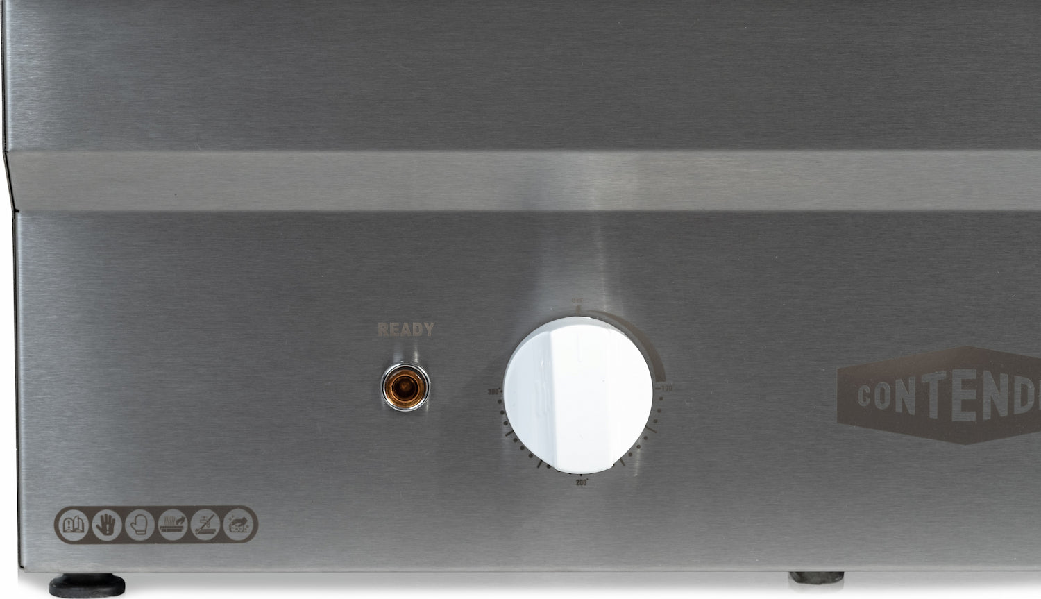 Contender 700mm Split Ribbed & Smooth Top Electric Griddle