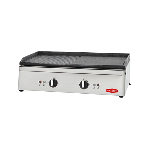Contender Griddle 700mm Electric - Half Ribbed