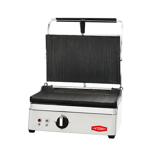 Contender Wide Panini Press - Ribbed Top and Base