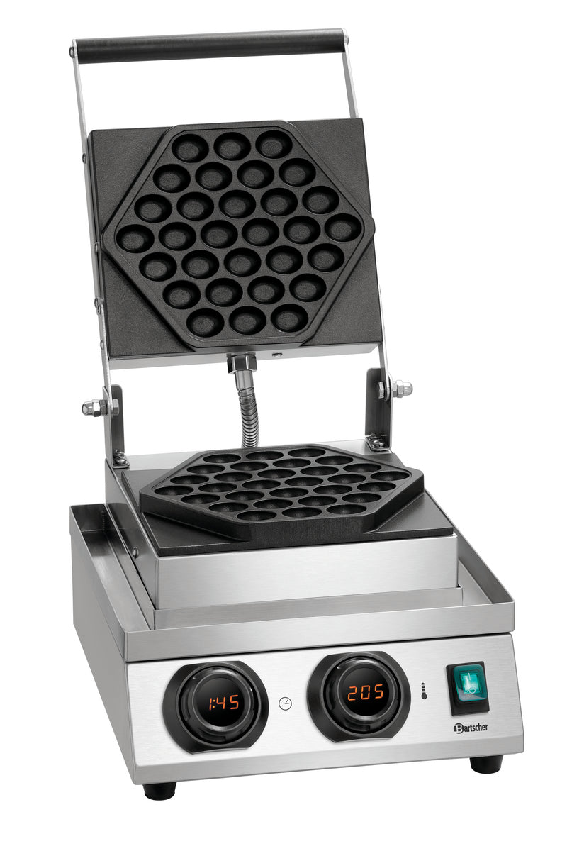 Bartscher Professional Bubble Waffle Maker - Fully Programable Digital Display
