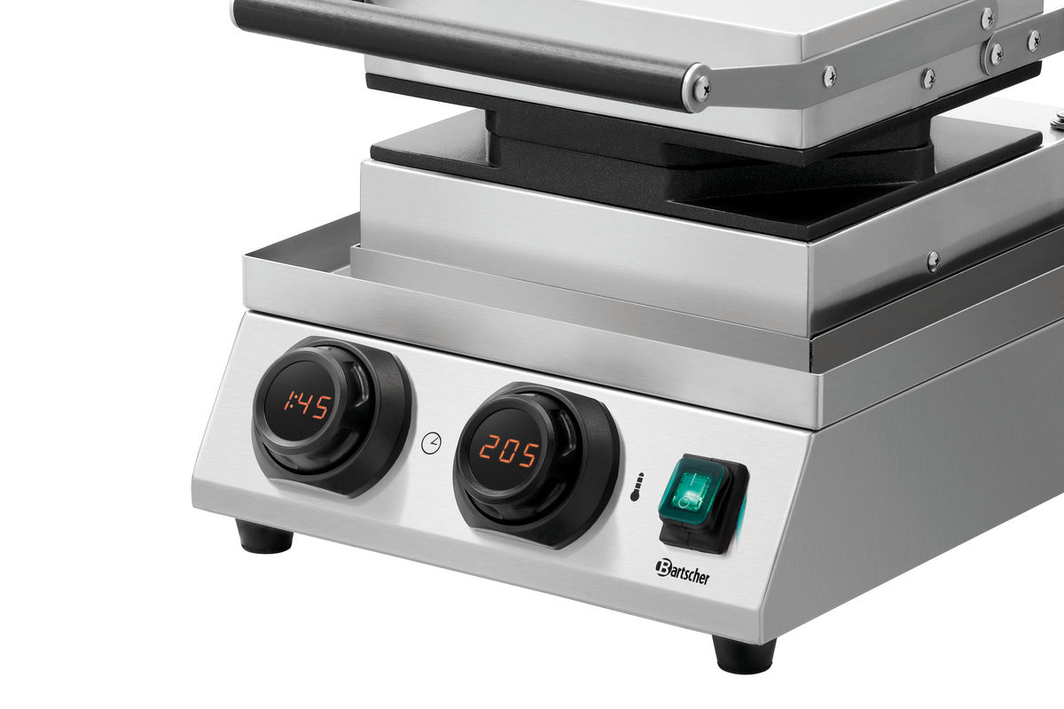 Bartscher Professional Bubble Waffle Maker - Fully Programable Digital Display