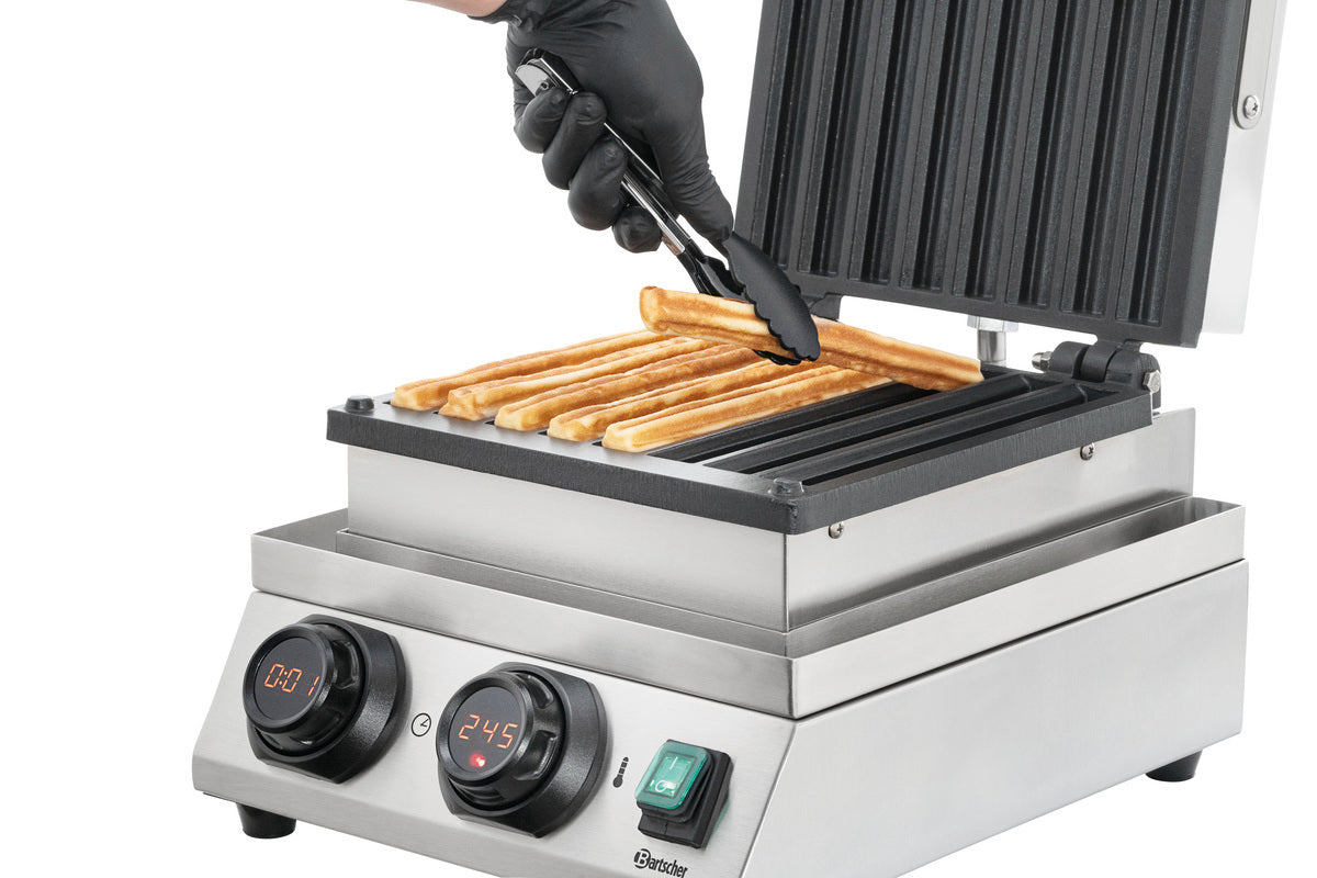 Bartscher Churros Waffle Maker - Programmable Digital Display