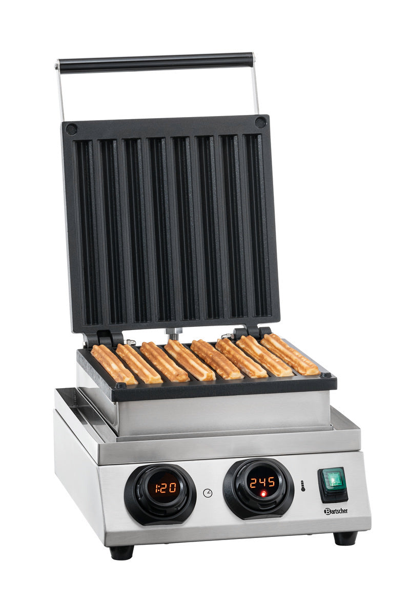 Bartscher Churros Waffle Maker - Programmable Digital Display