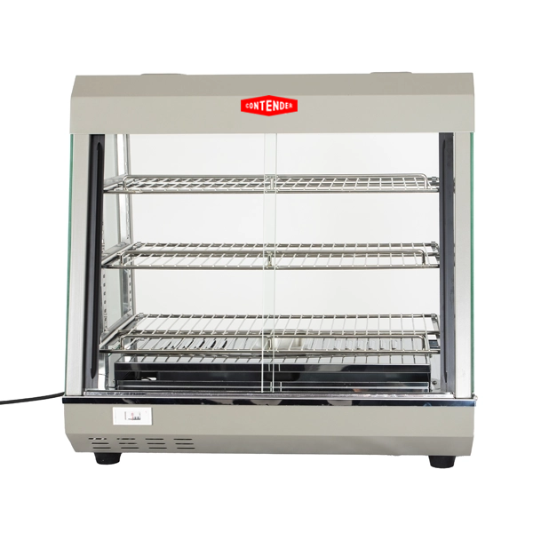 Contender Deli 1 Heated Display – 600mm Wide, 3 Shelf Hot Food Display