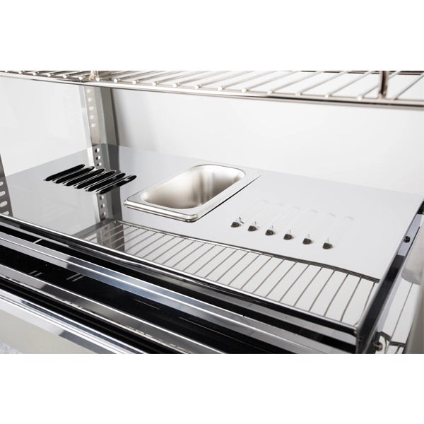 GRADE 1 - Deli 1 Quattro 3 Shelf Hot Food Display 600mm Wide